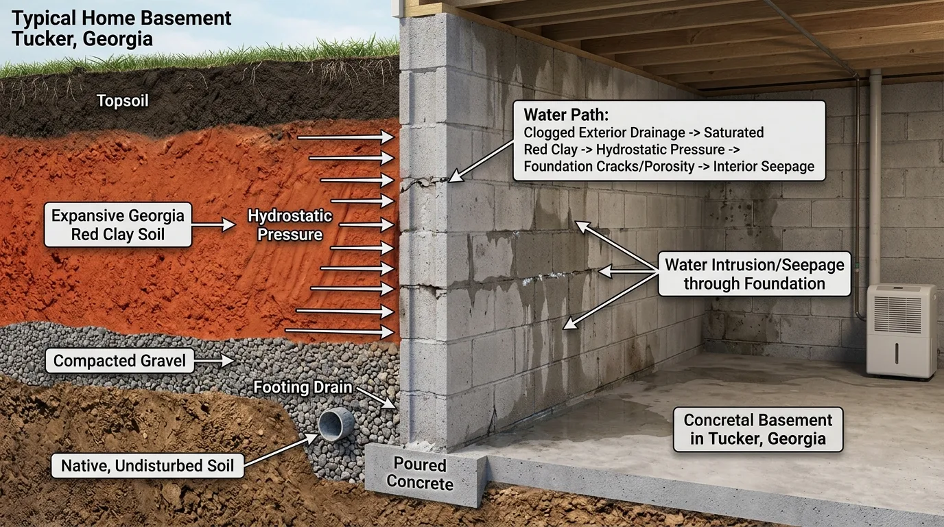 Basement Water Damage in Dunwoody, GA: Causes & Solutions